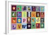 Object ABC-Ali Lynne-Framed Giclee Print