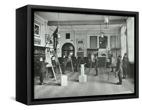 Object Drawing Art Class, Alma Boys School, Bermondsey, London, 1908-null-Framed Stretched Canvas