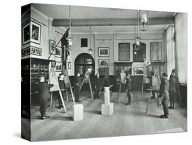 Object Drawing Art Class, Alma Boys School, Bermondsey, London, 1908-null-Stretched Canvas