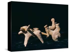 Object from Mohenjodaro, Indus Valley Civilisation, Karachi Museum, Karachi, Pakistan-Robert Harding-Stretched Canvas