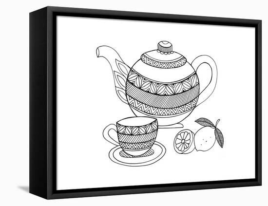 Object Teakettle-Neeti Goswami-Framed Stretched Canvas