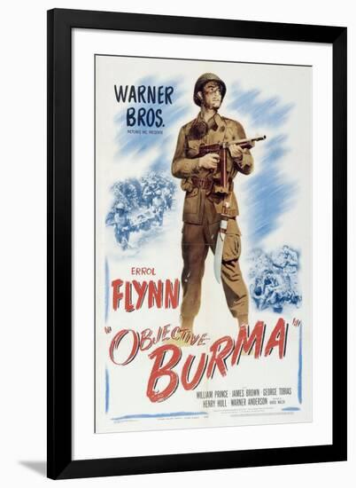 Objective, Burma!, 1945, Directed by Raoul Walsh-null-Framed Giclee Print