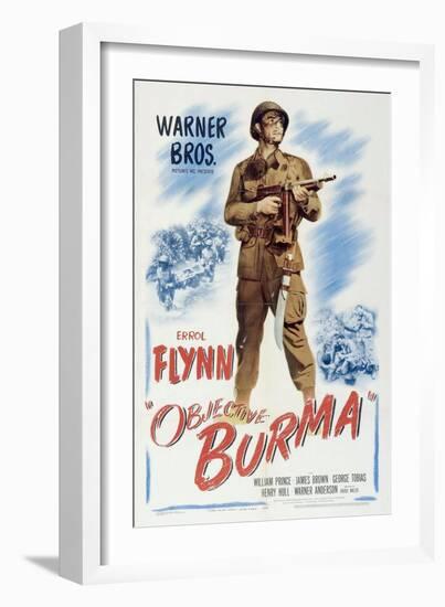 Objective, Burma!, 1945, Directed by Raoul Walsh-null-Framed Giclee Print