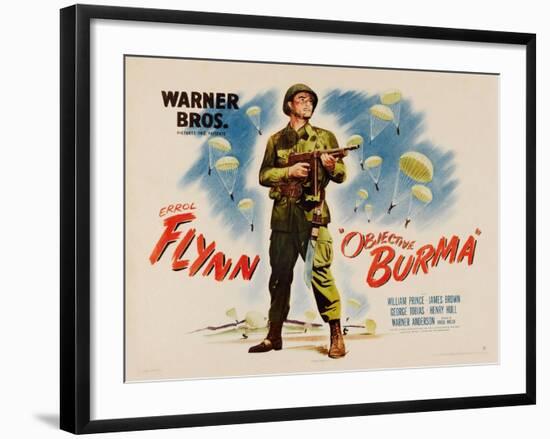 Objective, Burma!, 1945-null-Framed Art Print