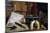 Objects from a Nineteenth Century Captain's Desk-American School-Mounted Giclee Print