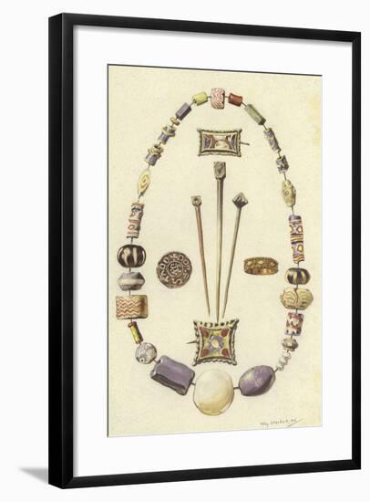 Objects from the Ancient Settlement of Dorestad, Netherlands-Willem II Steelink-Framed Giclee Print