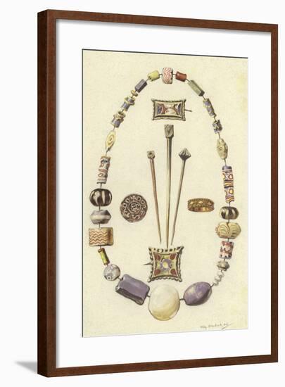 Objects from the Ancient Settlement of Dorestad, Netherlands-Willem II Steelink-Framed Giclee Print