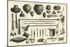 Objects of the Chontaquiros Indians 1869 Peru-null-Mounted Giclee Print