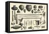 Objects of the Chontaquiros Indians 1869 Peru-null-Framed Stretched Canvas