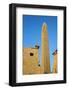 Oblelisk at temple entrance, Luxor Temple, UNESCO World Heritage Site, Luxor, Egypt, North Africa, -Jane Sweeney-Framed Photographic Print