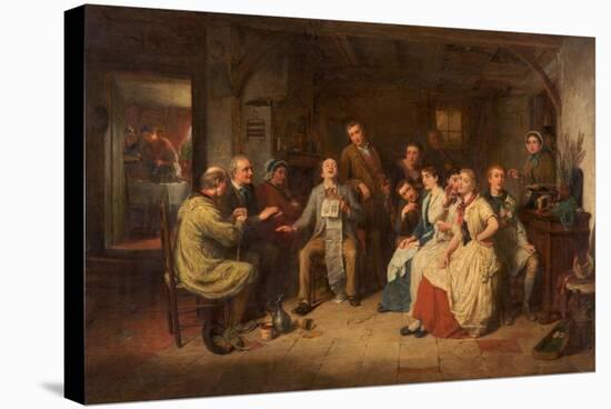 Obliging the Company, C.1879-George Smith-Stretched Canvas