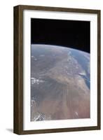 Oblique Photo of Ethiopia and Part of the Red Sea as Viewed from Space-null-Framed Photographic Print