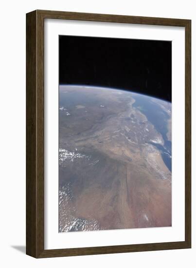 Oblique Photo of Ethiopia and Part of the Red Sea as Viewed from Space-null-Framed Photographic Print