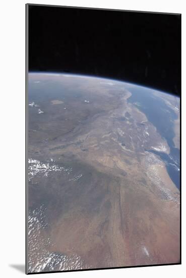 Oblique Photo of Ethiopia and Part of the Red Sea as Viewed from Space-null-Mounted Photographic Print