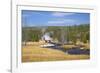 Oblong Geyser, Upper Geyser Basin, Yellowstone Nat'l Park, UNESCO World Heritage Site, Wyoming, USA-Peter Barritt-Framed Photographic Print