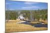 Oblong Geyser, Upper Geyser Basin, Yellowstone Nat'l Park, UNESCO World Heritage Site, Wyoming, USA-Peter Barritt-Mounted Photographic Print