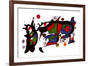 Obra de Joan Miro-Joan Miro-Framed Art Print