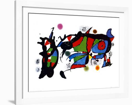 Obra de Joan Miro-Joan Miro-Framed Art Print