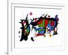 Obra de Joan Miro-Joan Miro-Framed Art Print