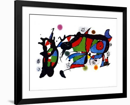 Obra de Joan Miro-Joan Miro-Framed Art Print