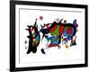 Obra de Joan Miro-Joan Miro-Framed Art Print