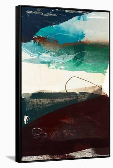 Obscure Abstract V-Sisa Jasper-Framed Stretched Canvas