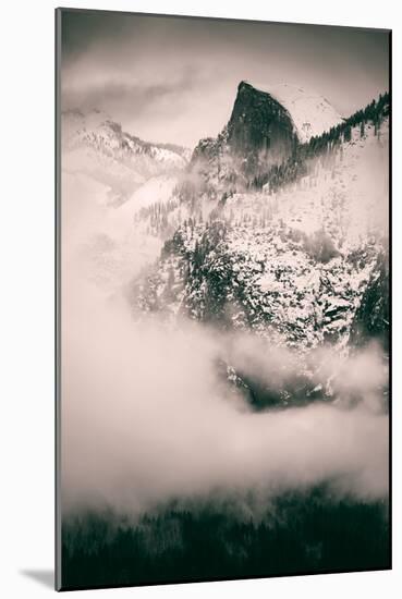 Obscure, Mid Winter Fog and Mood at Yosemite Valley-Vincent James-Mounted Photographic Print