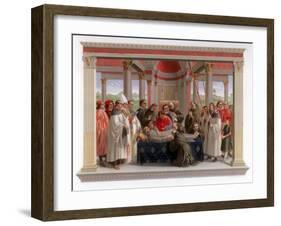 Obsequies of St Francis, 1482-1485-Franz Kellerhoven-Framed Giclee Print