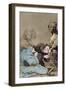 Obsequio a El Maestro (A Gift for the Master), Plate 47 of 'Los Caprichos', Original Edition-Francisco de Goya-Framed Giclee Print