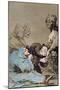 Obsequio a El Maestro (A Gift for the Master), Plate 47 of 'Los Caprichos', Original Edition-Francisco de Goya-Mounted Giclee Print