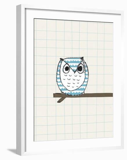 Observant Owl-Lisa Stickley-Framed Giclee Print