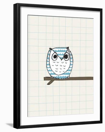 Observant Owl-Lisa Stickley-Framed Giclee Print