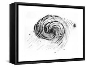 Observation of a Spiral Galaxy in Canes Venatici Drawn by Lord Rosse, 1850-null-Framed Stretched Canvas