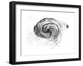 Observation of a Spiral Galaxy in Canes Venatici Drawn by Lord Rosse, 1850-null-Framed Giclee Print