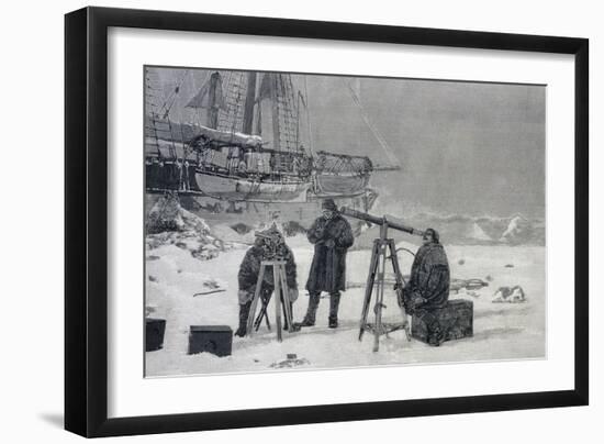 Observation of the Solar Eclipse of April 6, 1894-Fridtjof Nansen-Framed Giclee Print