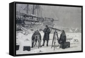 Observation of the Solar Eclipse of April 6, 1894-Fridtjof Nansen-Framed Stretched Canvas