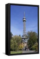 Observation Tower Rozhledna on Laurence Hill (Petrin), Prague, Bohemia, Czech Republic, Europe-Markus-Framed Stretched Canvas