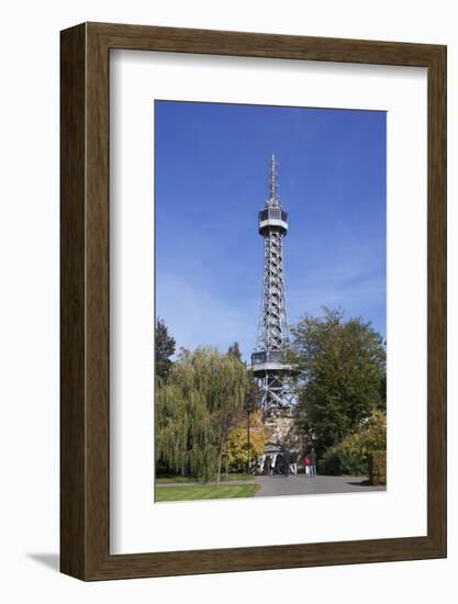 Observation Tower Rozhledna on Laurence Hill (Petrin), Prague, Bohemia, Czech Republic, Europe-Markus-Framed Photographic Print