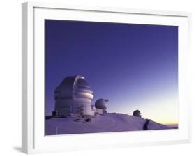 Observatories at Summit of Mauna Kea, Big Island, Hawaii, USA-Stuart Westmoreland-Framed Photographic Print