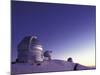 Observatories at Summit of Mauna Kea, Big Island, Hawaii, USA-Stuart Westmoreland-Mounted Photographic Print