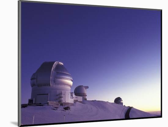 Observatories at Summit of Mauna Kea, Big Island, Hawaii, USA-Stuart Westmoreland-Mounted Photographic Print