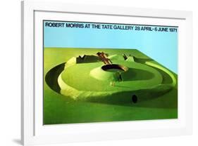 Observatory Earthwork: Project For Sousbeek 71, Arnhem-Robert Morris-Framed Art Print