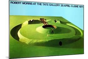 Observatory Earthwork: Project For Sousbeek 71, Arnhem-Robert Morris-Mounted Art Print