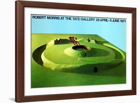 Observatory Earthwork: Project For Sousbeek 71, Arnhem-Robert Morris-Framed Art Print