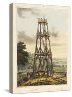 Observatory, from ‘An Historical Account of the Battle of Waterloo’, 1817 (Coloured Aquatint)-James Rouse-Stretched Canvas