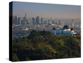 Observatory on a Hill Near Downtown, Griffith Park Observatory, Los Angeles, California, USA-null-Stretched Canvas