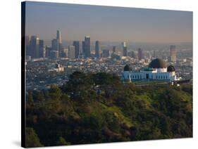 Observatory on a Hill Near Downtown, Griffith Park Observatory, Los Angeles, California, USA-null-Stretched Canvas