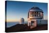 Observatory on Mauna Kea at Sunset, Big Island, Hawaii, United States of America, Pacific-Michael-Stretched Canvas