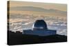 Observatory on Mauna Kea at Sunset, Big Island, Hawaii, United States of America, Pacific-Michael-Stretched Canvas