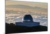 Observatory on Mauna Kea at Sunset, Big Island, Hawaii, United States of America, Pacific-Michael-Mounted Photographic Print